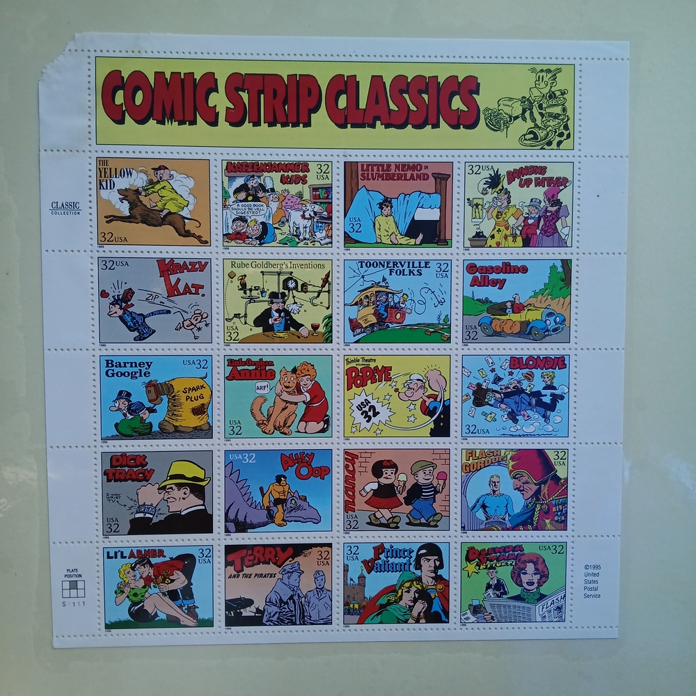 Comic Strip Classics Stamp Sheet